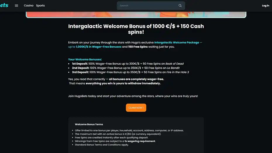 happy hugo promotion